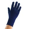 blue wool thermal gloves