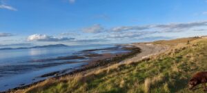 maryport, view across the solway towards criffel