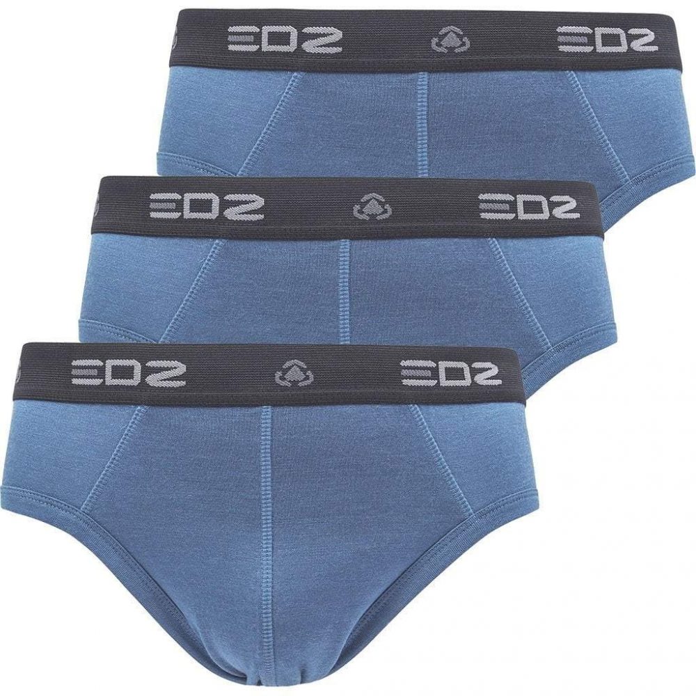 EDZ Merino 200gsm Mens Briefs Denim Blue (3 pack)