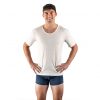 EDZ Merino Wool Thermal Underwear T-shirt Men's Natural White