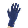 EDZ touch screen merino wool liner gloves blue
