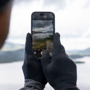 Merino Wool Touch-screen Liner Gloves
