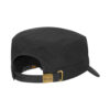 EDZ black cap with peak in organic cotton