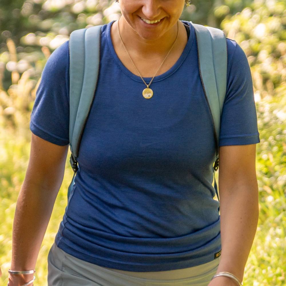 Women's 150 merino T-shirt Blue 2